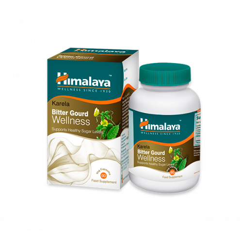 Himalaya Herbals Wellness Karela - Регулирует уровень глюкозы в крови, 60 капсул
